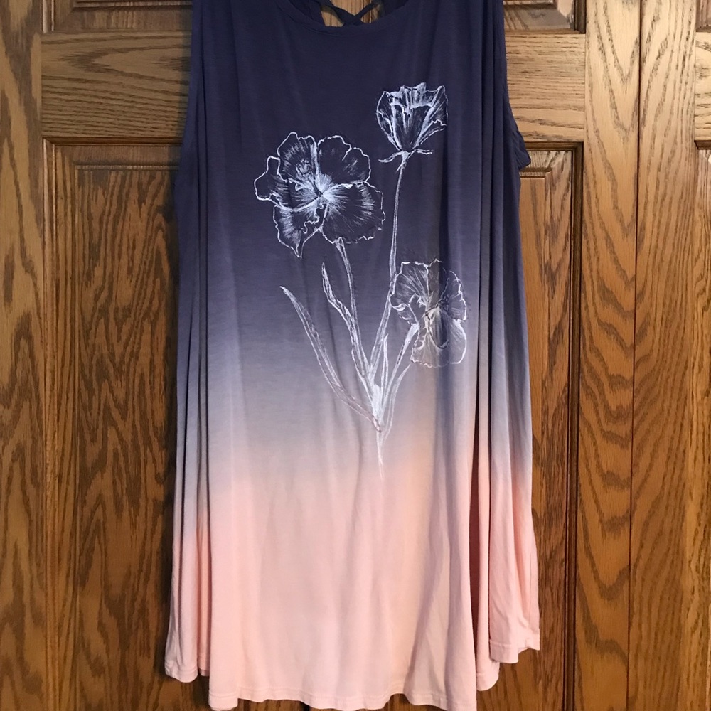 ombré dipped tank